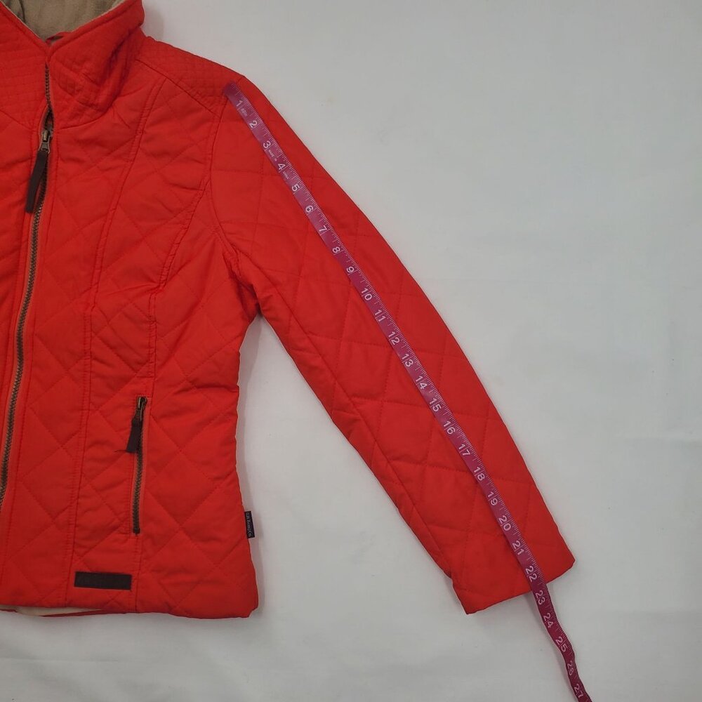 G.H. Bass & Co. Women's Outerwear Quilted Puffer Winter Coat Jacket Red Size PS - Picture 12 of 14